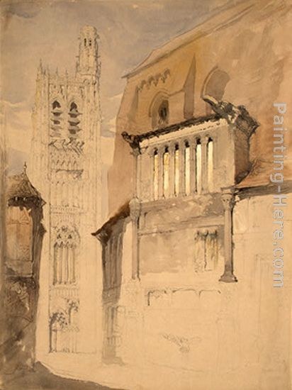 John Ruskin Tower of the Cathedral at Sens